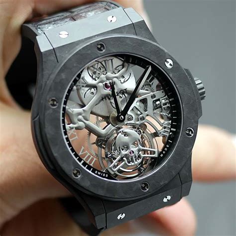 hublot skeleton flying tourbillion|skeleton tourbillon watches.